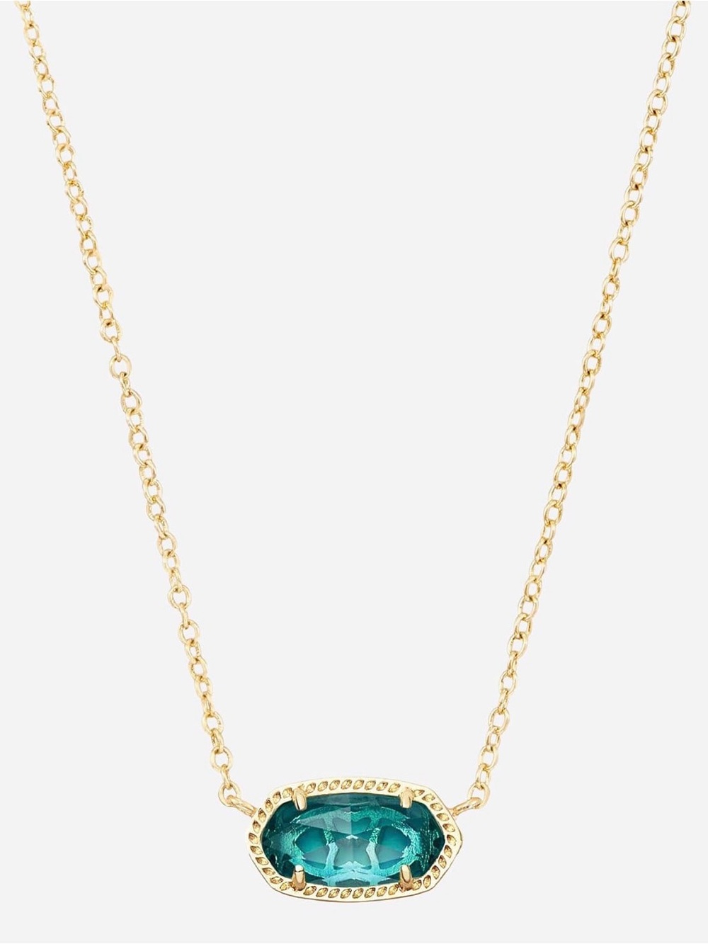 Kendra Scott Elisa Gold London Blue Necklace